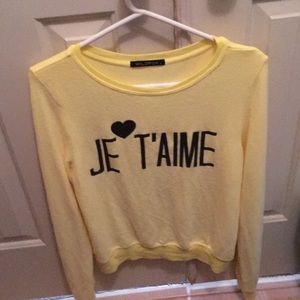 Wildfox Je Taime Sweater jumper